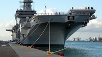 Mampu membawa hingga 24 tank tempur di samping mengangkut pesawat militer dan ratusan marinir, kapal induk Italia Cavour adalah kapal andalan Angkatan Laut Italia. Istimewa/Dok. Gaetano56  