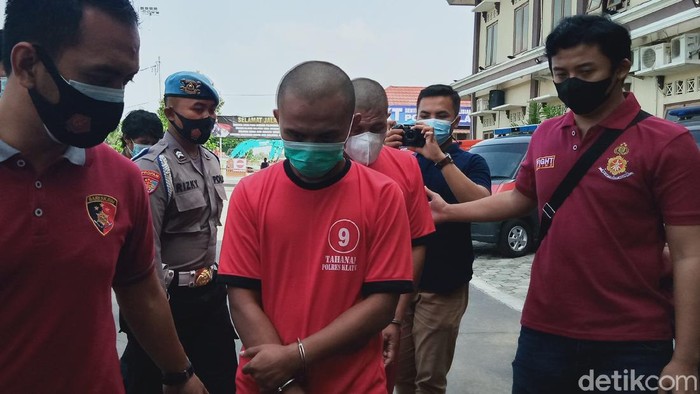 Dua orang pria yang mengancam bunuh Kapolsek Tulung, Klaten, ditangkap, Kamis (3/6/2021).