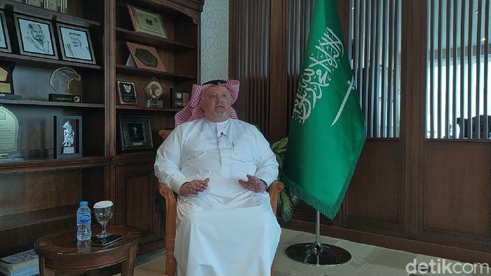 Duta Besar (Dubes) Arab Saudi untuk Indonesia, Esam Abid Althaghafi (Adhyasta Dirgantara/detikcom)
