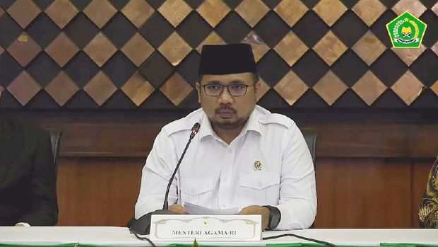 Menag Yaqut jumpa pers pembatalan Haji 2021