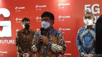 Apalagi menurut Menkominfo Johnny, pengembangan 5G akan dilakukan bertahap dan mengikuti kematangan ekosistem daerah. (Foto: Aisyah Kamaliah/detikcom)