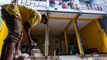 Nyaris Rampung, Rumah Panggung Kampung Melayu Mulai Dihuni