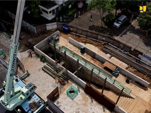 Penampakan Terkini Proyek Terowongan Silaturahmi Istiqlal-Katedral