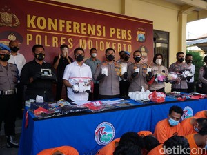 22 Ribu Pil Koplo dan 500 Gram Sabu Disita, 3.000 Warga Mojokerto Terselamatkan