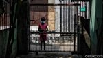 Sepi Suram Kampung di Semper Barat yang Lagi Lockdown