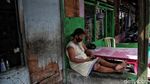 Sepi Suram Kampung di Semper Barat yang Lagi Lockdown