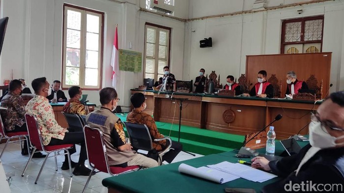 Sidang suap Nurdin Abdullah di PN Makassar (Hermawan/detikcom).