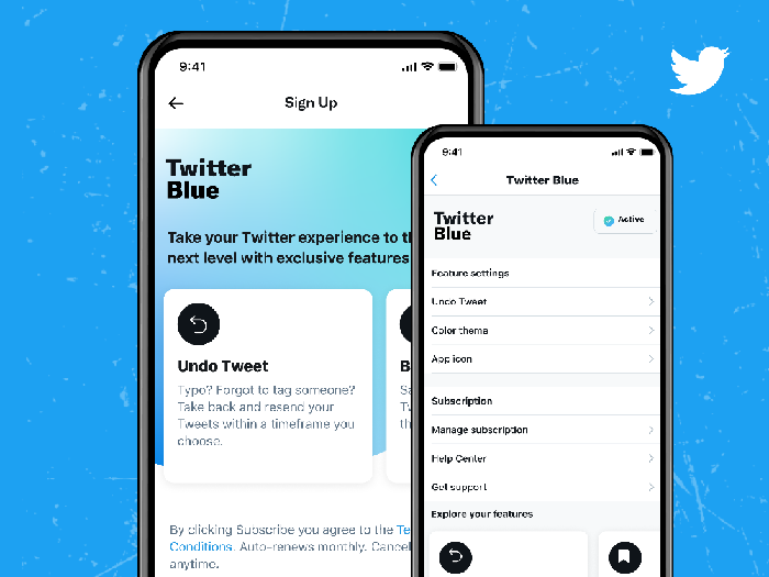 Layanan berlangganan premium Twitter Blue resmi diluncurkan di Australia dan Kanada