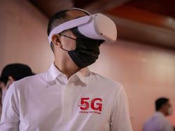 Aksi Uji Coba Kemampuan Jaringan 5G di Solo