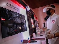 Aksi Uji Coba Kemampuan Jaringan 5G di Solo