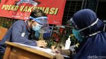 Zona Merah di Cilangkap Warga Divaksin Massal