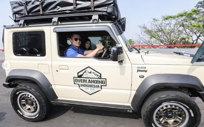 Agus Yudhoyono naik Suzuki Jimny