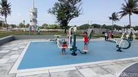 Alun-alun ini mulai hits menjadi tempat nongkrong anak-anak muda Pangandaran. Selain itu banyak warga yang mulai memanfaatkan alun-alun Paamprokan untuk kegiatan olahraga. Selain jogging, warga juga bisa memanfaatkan sarana alat kebugaran yang disediakan di taman ini. 