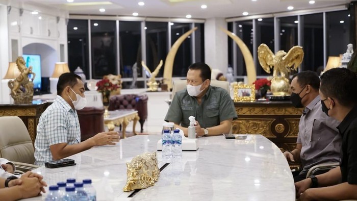 Ketua MPR RI Bambang Soesatyo bertemu dengan petinggi TNI.