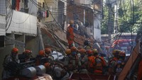 Bangunan empat lantai di Brasil runtuh pada Kamis (3/6/2021) waktu setempat.  