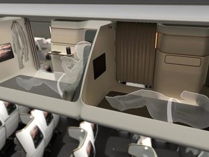 Kabin Double Decker-Kapsul Digadang Jadi Masa Depan Penerbangan