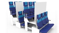 Salah satu konsep yang paling menarik dalam daftar pilihan juri adalah Proyek Kursi Ekonomi Chaise Longue. Mereka membuat kabin kursi dua tingkat.