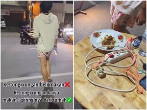 Sayang Ibu! Netizen TikTok Ini Tak Malu Bawa Bekal Saat Nongkrong
