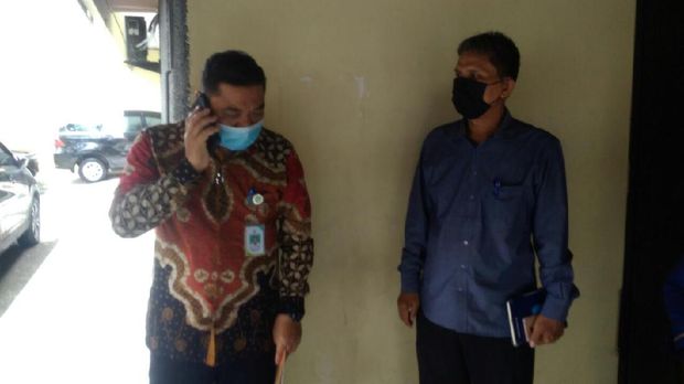 Ombudsman bertemu dengan BPFK Medan soal tabung oksigen di RS Pirngadi (Datuk-detikcom)