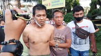 Peristiwa penusukan itu terjadi saat siang tadi sekitar pukul 14.30 WIB (Prima Syahbana/detikcom)