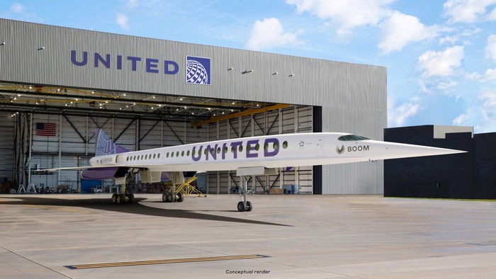 Pesawat supersonik United Airlines