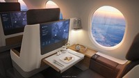 Jika maskapai dapat merealisasikan rencananya, ini akan menjadi penerbangan supersonik komersial pertama sejak larangan terbang pesawat Concorde pada tahun 2003. Kabin lega di pesawat supersonik United Airlines.