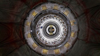 PLTA Baihetan menjadi yang pertama di dunia yang memiliki unit daya dengan kapasitas 1 juta kilowatt dengan 111 putaran per menit. Foto: Xinhua via Global Times