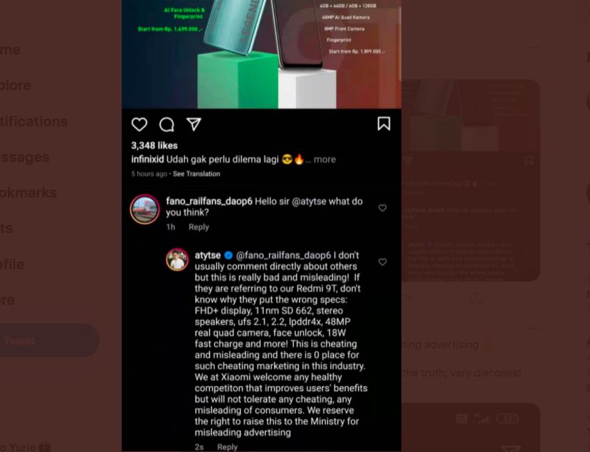 Xiaomi vs Infinix