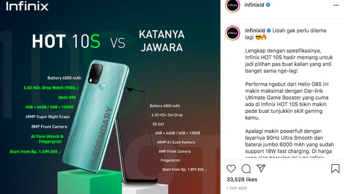 Xiaomi vs Infinix