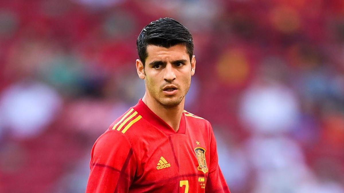 Alvaro Morata buang-buang peluang saat Spanyol berimbang 0-0 kontra Portugal (Getty Images/David Ramos)