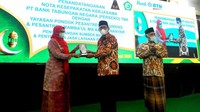 Bantuan CSR tersebut diharapkan dapat dimanfaatkan untuk pembangunan sarana olah raga dan pengembangan ekonomi santri melalui pembangunan dkios di lingkungan ponpes.