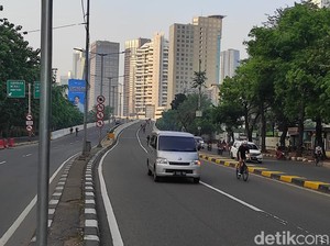 Para Road Biker Keluhkan Kebijakan JLNT Kp Melayu-Tanah Abang
