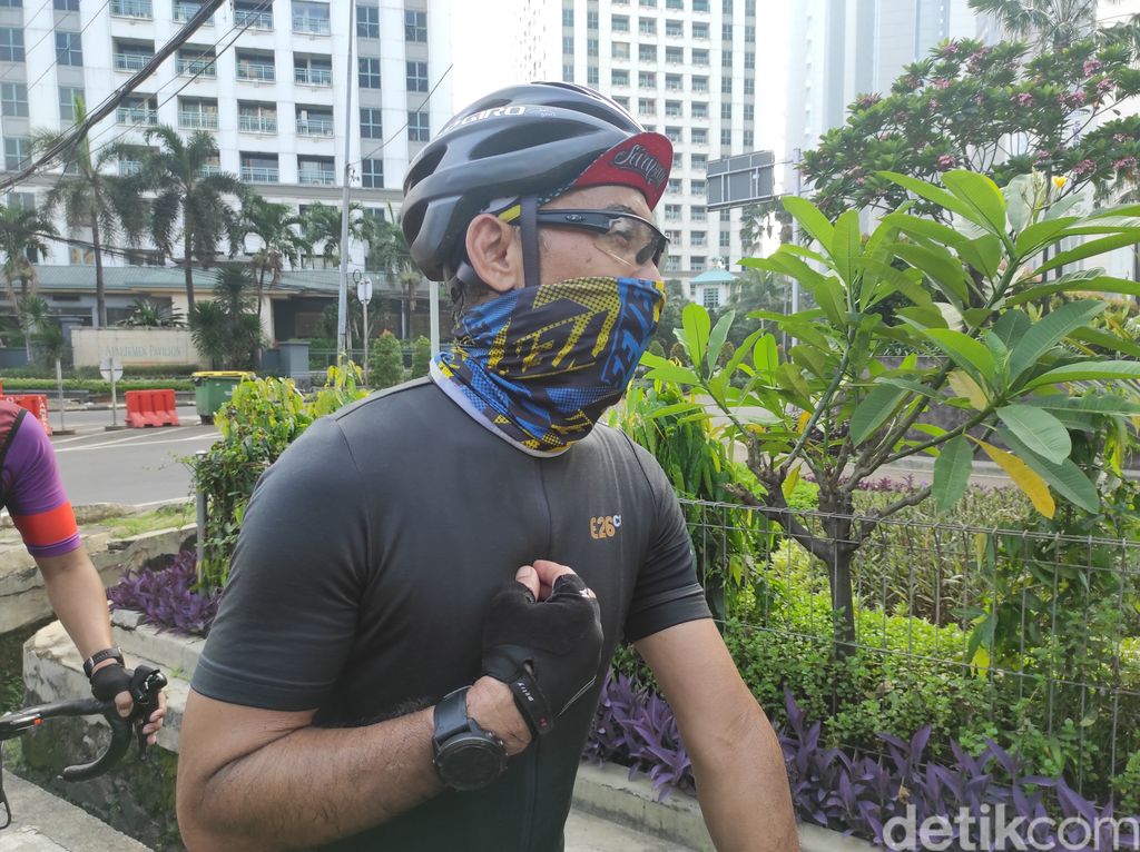 JLNT Kampung Melayu-Tanah Abang untuk road bike. (Azhar BR/detikcom)