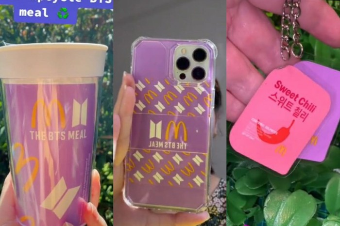 Kemasan BTS Meal Jadi Hiasan Botol Minum hingga Case HP Kemasan BTS Meal Jadi Hiasan Botol Minum hingga Case HP