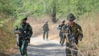 Kegiatan digelar di Pusat Latihan Pertempuran Korps Marinir 5 Baluran, Situbondo, Jawa Timur, Sabtu (05/06/2021). 