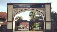 Urutan pertama diduduki oleh MAN Insan Cendekia Serpong. Peringkat sekolah ini naik dari tahun sebelumnya dengan nilai rerata 637,807. Foto: Dok. Kemenag