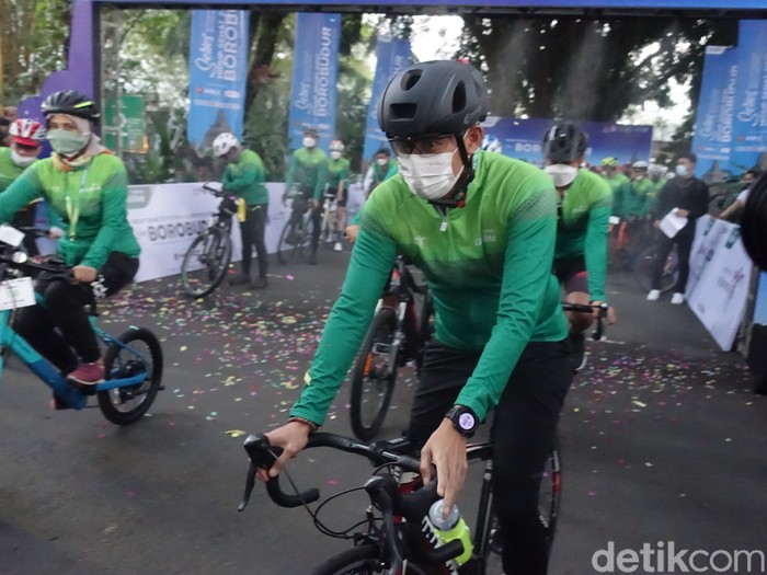 Sandiaga Uno gowes di Hidup Sehat Series 2021