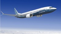 Garuda Indonesia tercatat juga memiliki satu buah pesawat dengan jenis narrow body. Boeing 737 Max 8 ini hanya mampu mengangkut 170 penumpang. Boeing 737 Max 8 ini, merupakan pengganti dari Boeing 737-800NG. Foto: Boeing