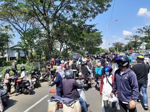 Pasca RSUD Bangkalan Lockdown, Suramadu Dijaga Ketat