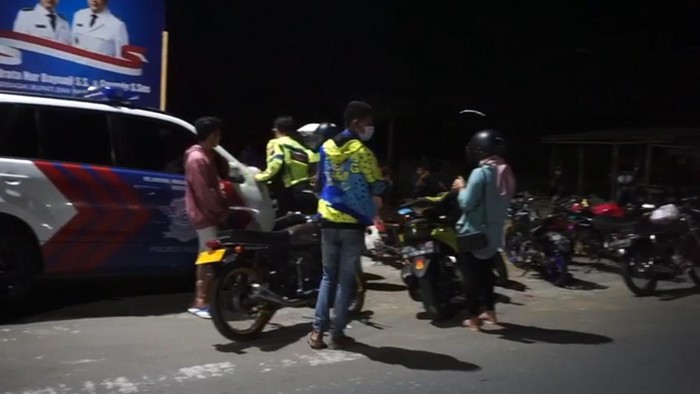 Polisi Jaring Puluhan Remaja di JLS Pacitan