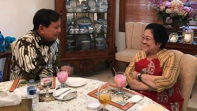 Momen Prabowo Saat Makan Bareng Megawati hingga Ngopi Bareng SBY