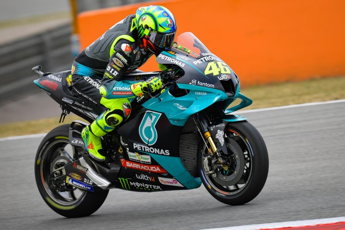 Valentino Rossi di sesi Free Practice MotoGP Catalunya 2021