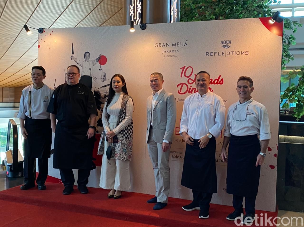 5 Chef Kenamaan Berkolaborasi Sajikan '10 Hands Dinner' Hanya Semalam