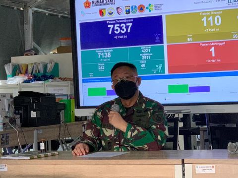 Laksamana Pertama TNI dr I Dewa Nalendra Djaya Iswara selaku Penanggungjawab RSLI