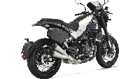 Tampak kanan, hadirnya knalpot baru bercabang dua dengan model huruf Y ini menguatkan kesan retro yang ingin ditonjolkan Benelli ke Leoncino 500 Sport ini. Namun sekilas, model knalpot seperti ini mirip dengan model knalpot standar BMW R NineT Foto: Benelli China