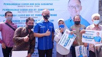 Kecamatan yang hari ini mendapatkan bantuan CSR antara lain di Kecamatan Pagelaran, Sindang Barang, Agrabinta, Cugenang, Kadupandak dan Cibinong. Bentuk bantuan berupa pembangunan Sumur Bor senilai 30 juta sampai 100 juta rupiah.   
