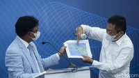 Kementerian Komunikasi dan Informatika beserta Telkom Indonesia menggelar konferensi pers soal gangguan internet di Jayapura pascaputusnya kabel laut.
