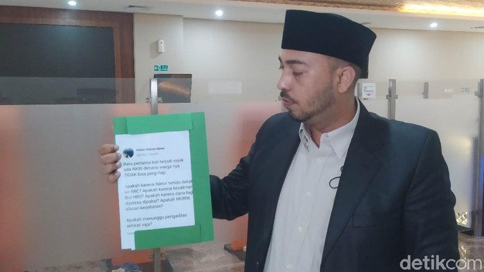 Ketua Cyber Indonesia Husin Shihab (Adhyasta Dirgantara/detikcom)