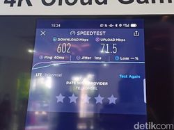 Wush! 5G Melesat 602 Mbps di Surabaya