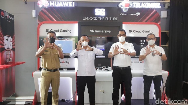 Peresmian Layanan 5G Telkomsel di Surabaya